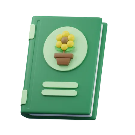 Gardening Book  3D Icon