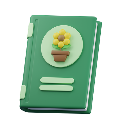 Gardening Book  3D Icon