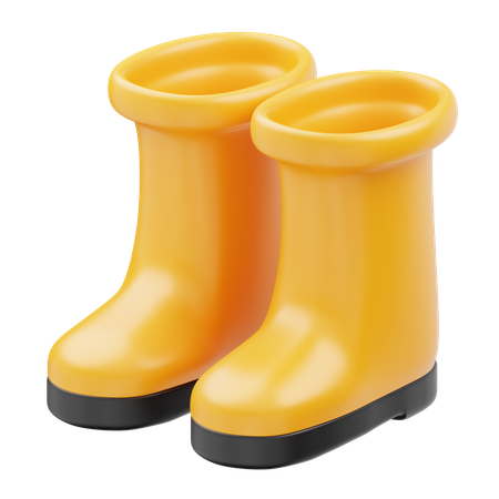 Gardening Boot  3D Icon