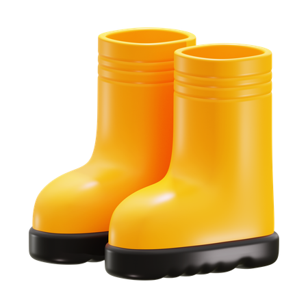 Gardening boot  3D Icon