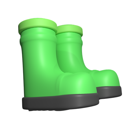 Gardening Boots  3D Icon