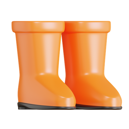 Gardening Boots  3D Icon