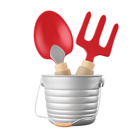 Gardening Equipment  3D Icon