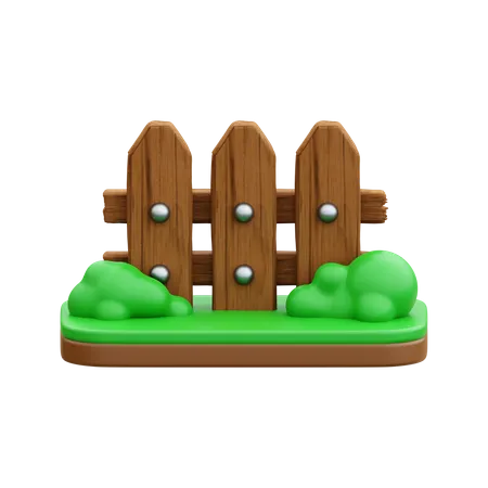 Gardening Fence  3D Icon