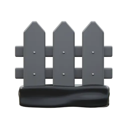 Gardening Fence  3D Icon