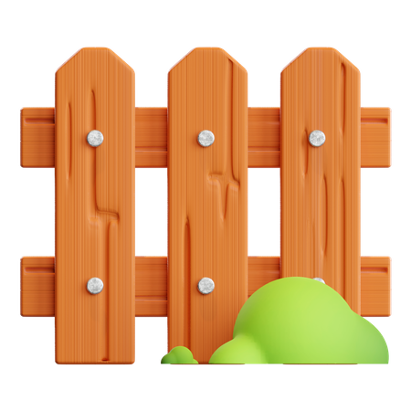 Gardening Fence  3D Icon