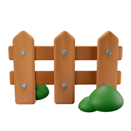 Gardening Fence  3D Icon