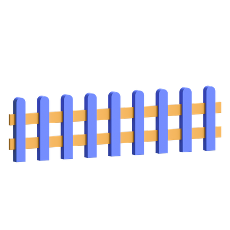 Gardening Fence  3D Icon