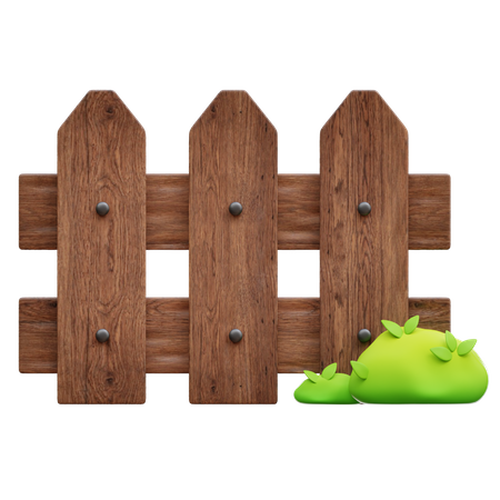 Gardening Fence  3D Icon