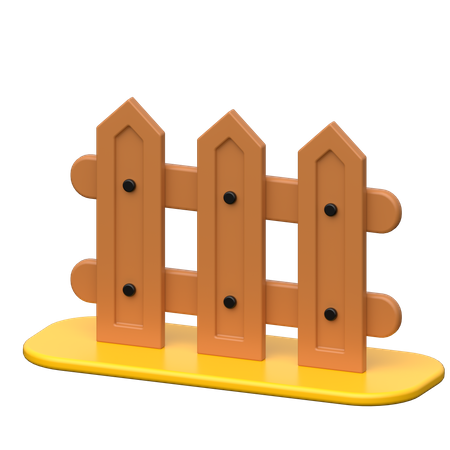 Gardening Fence  3D Icon