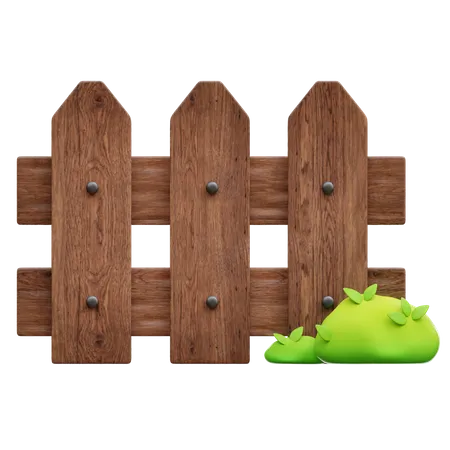 Gardening Fence 3D Icon