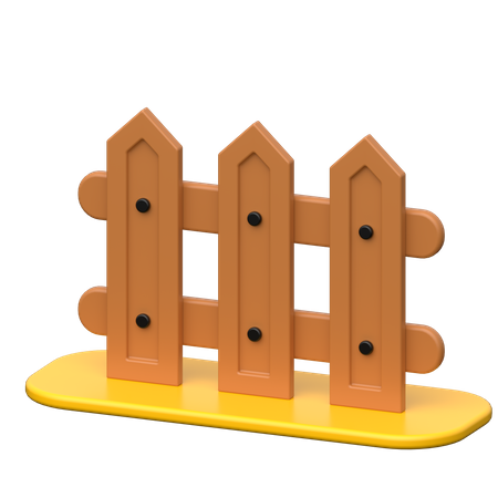 Gardening Fence  3D Icon