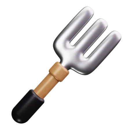 Gardening Fork  3D Icon