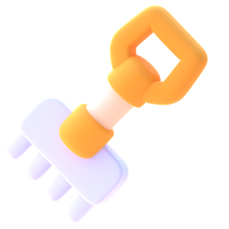 Gardening Fork  3D Icon