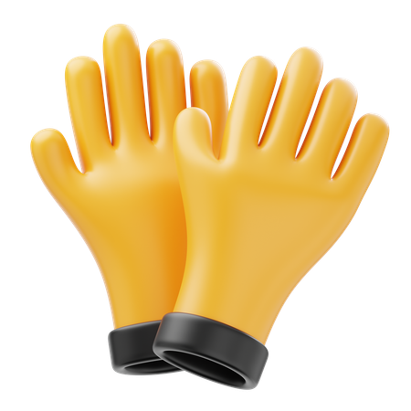 Gardening Gloves  3D Icon