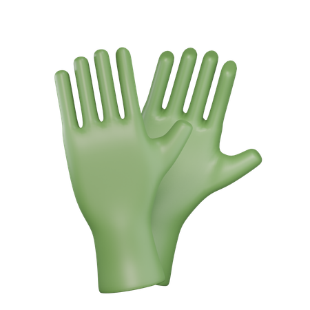 Gardening Gloves  3D Icon