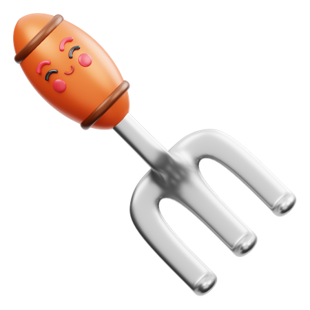 Gardening Rake  3D Emoji