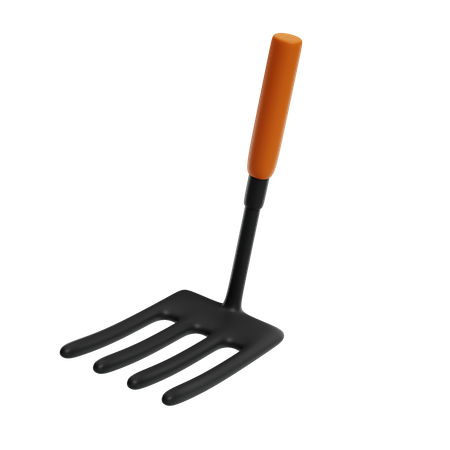 Gardening Rake  3D Icon