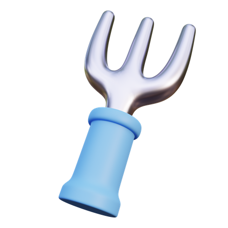 Gardening Rake  3D Icon