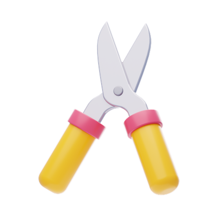 Gardening Scissors  3D Icon