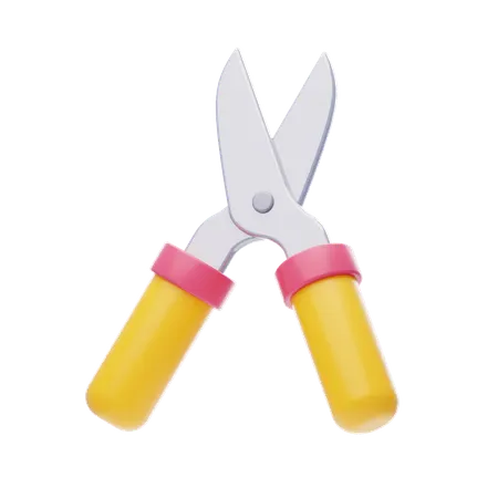Gardening Scissors  3D Icon