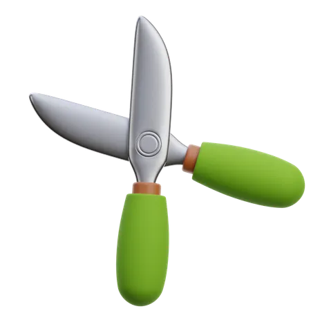Gardening Shears  3D Icon