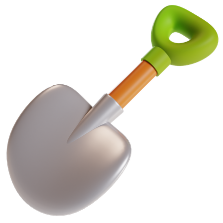 Gardening Shovel Tool  3D Icon