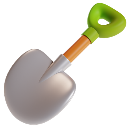 Gardening Shovel Tool  3D Icon