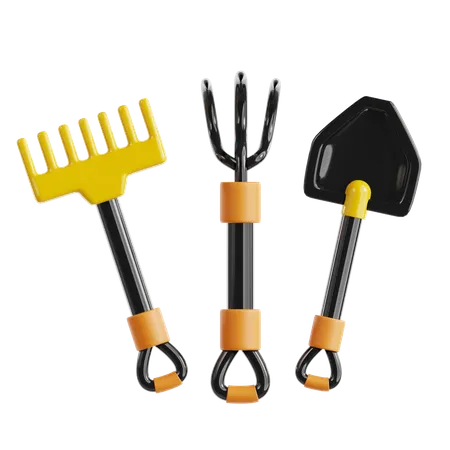 Gardening Tools  3D Icon