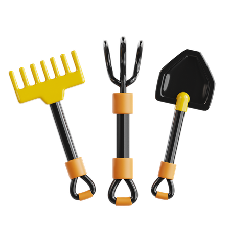 Gardening Tools  3D Icon