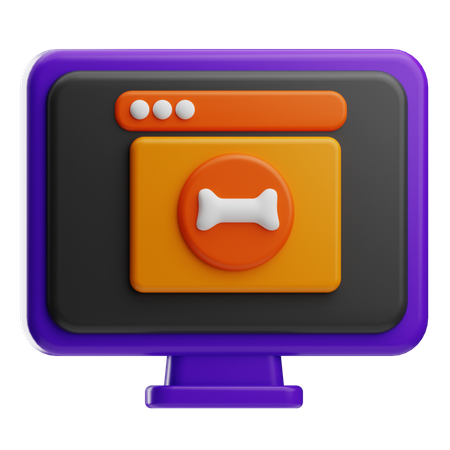 Garderie informatique  3D Icon