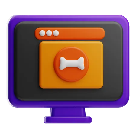 Garderie informatique  3D Icon