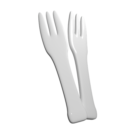 Garfo  3D Icon