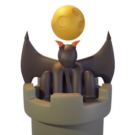 Gargouille  3D Icon