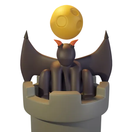 Gargouille  3D Icon