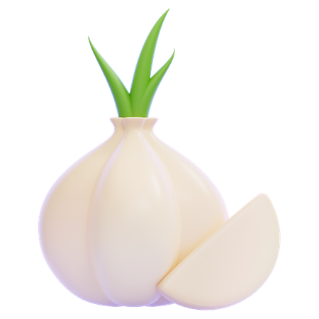 Garlic  3D Icon