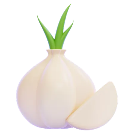 Garlic  3D Icon