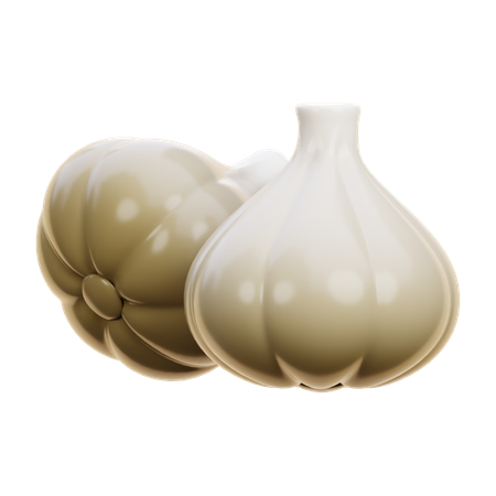 Garlic  3D Icon