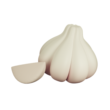 Garlic  3D Icon