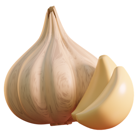 Garlic  3D Icon