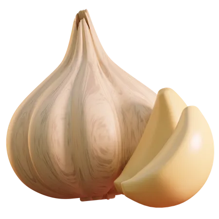 Garlic  3D Icon