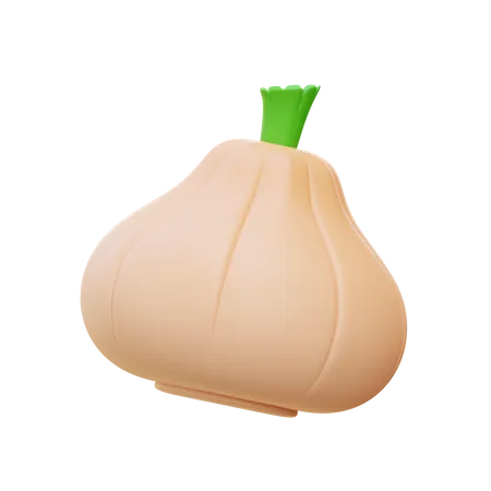 Garlic  3D Icon