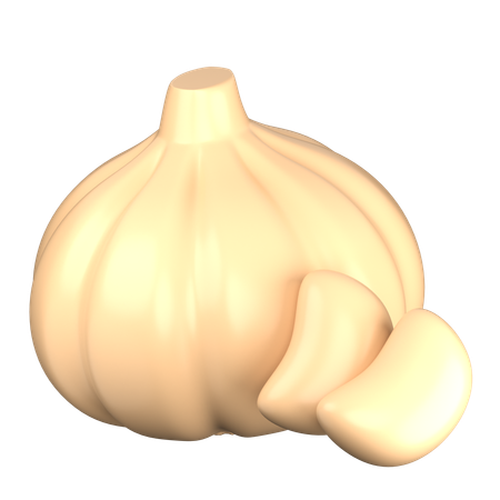 Garlic  3D Icon