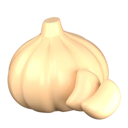 Garlic  3D Icon