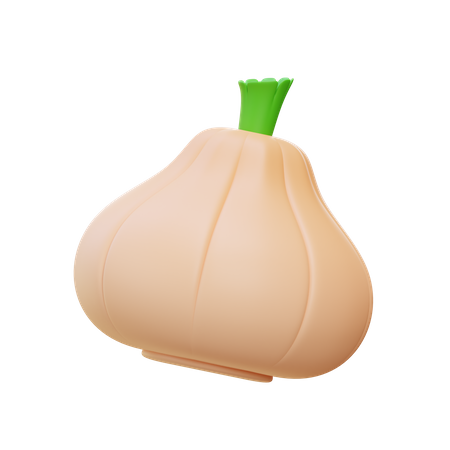 Garlic  3D Icon