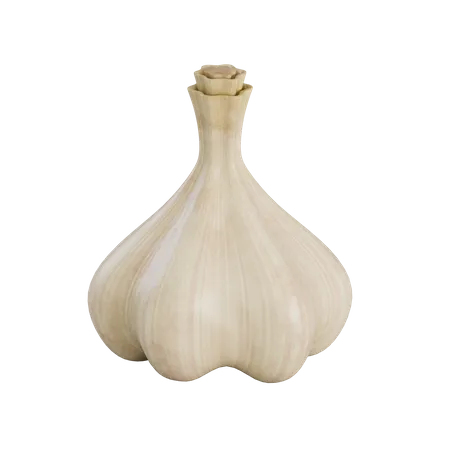 Garlic  3D Illustration