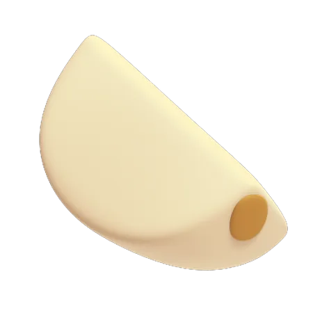 Garlic clove  3D Illustration