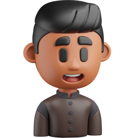 Menino bonito  3D Icon