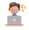 garoto com sono