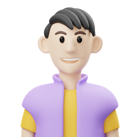 Garoto divertido  3D Icon
